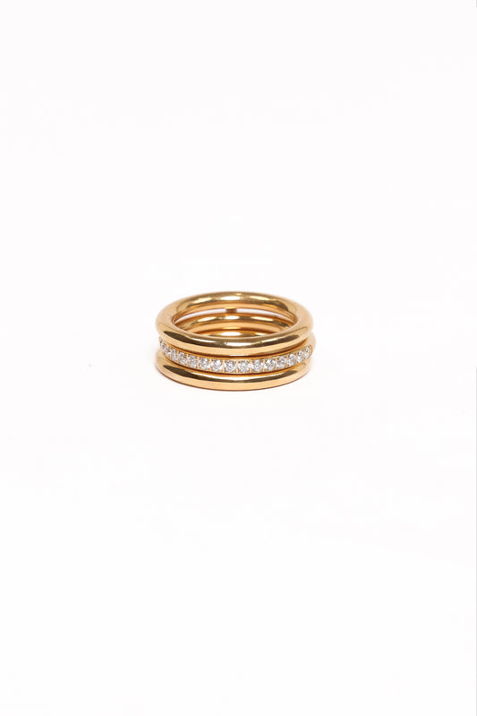 Domitia Ring Set - Gold