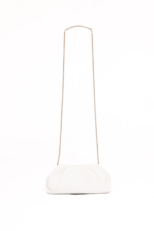 Lucy Clutch Bag - White