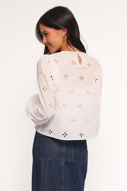 Aggie Blouse - White