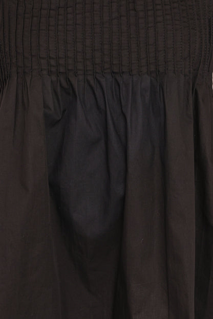 Carson Pleated Top - Black