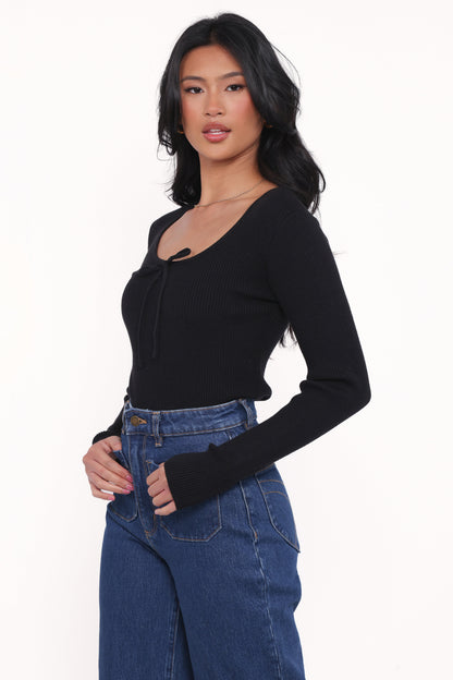 Cooper Knit Top - Black