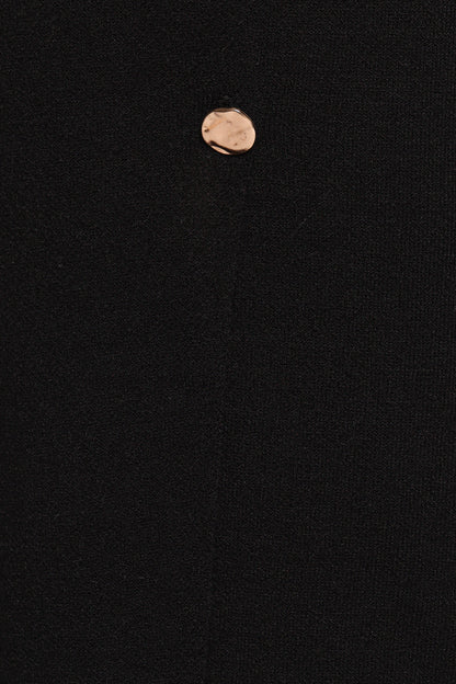 Jett Large Button Cardigan - Black