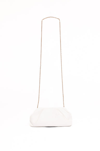 Lucy Clutch Bag - White