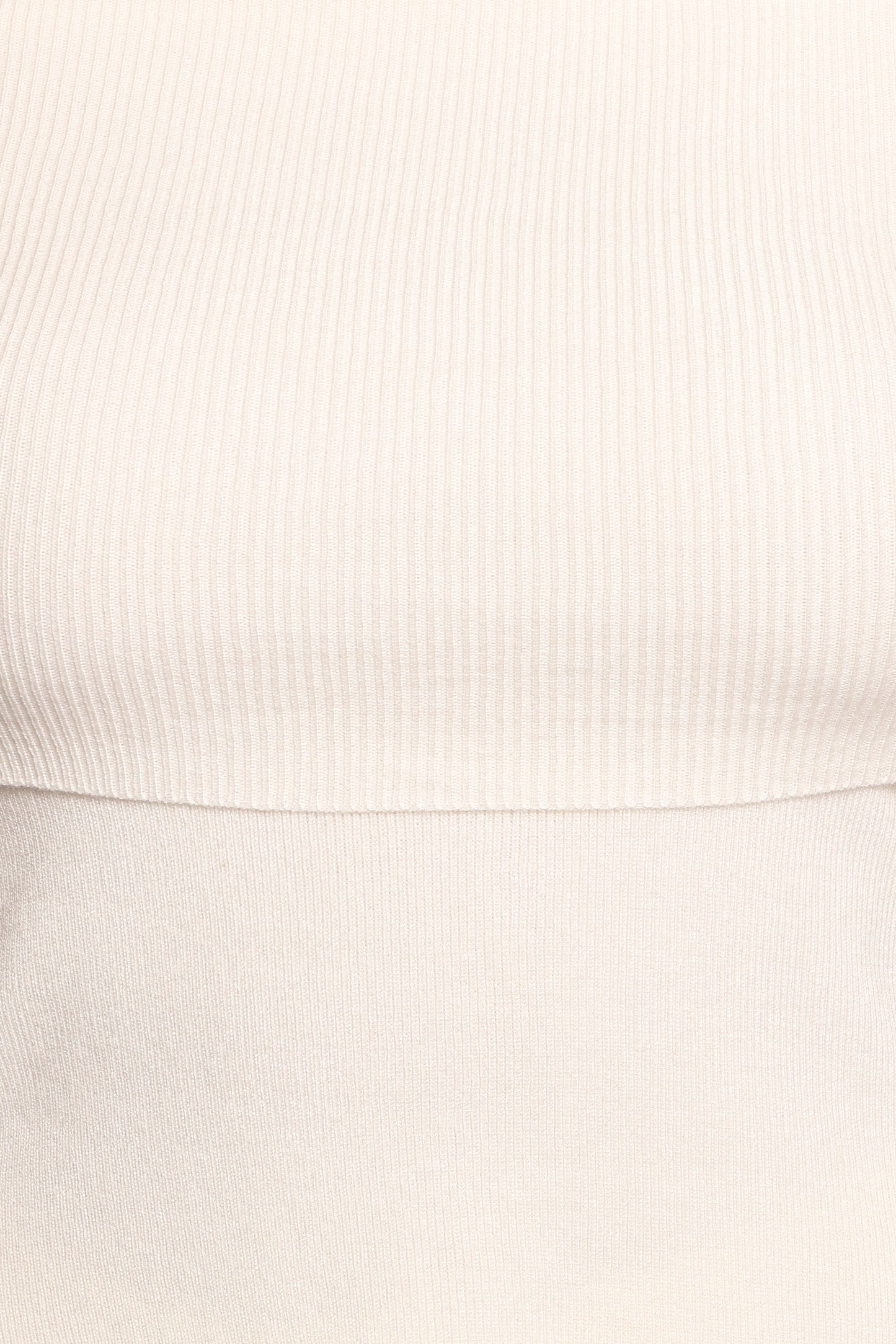 Mavis Off Shoulder Knit Top - Cream