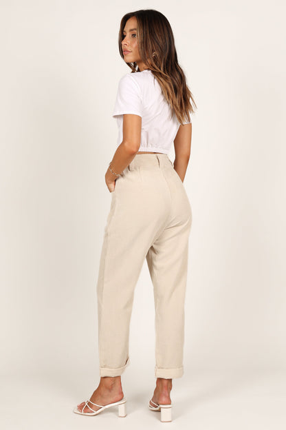Talaren Cord Pant - Cream