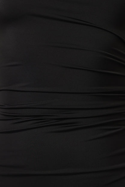 Avila One Shoulder Maxi Dress - Black