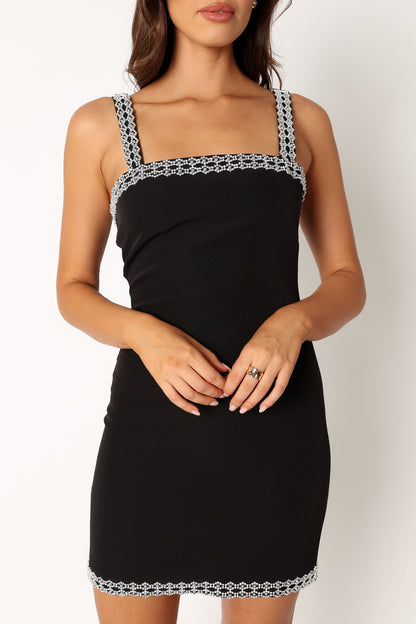 Kingsley Mini Dress - Black