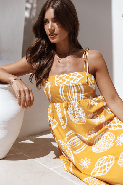 Sloane Maxi Dress - Yellow