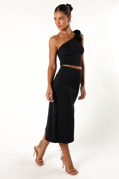 Keely Two Piece Set - Black
