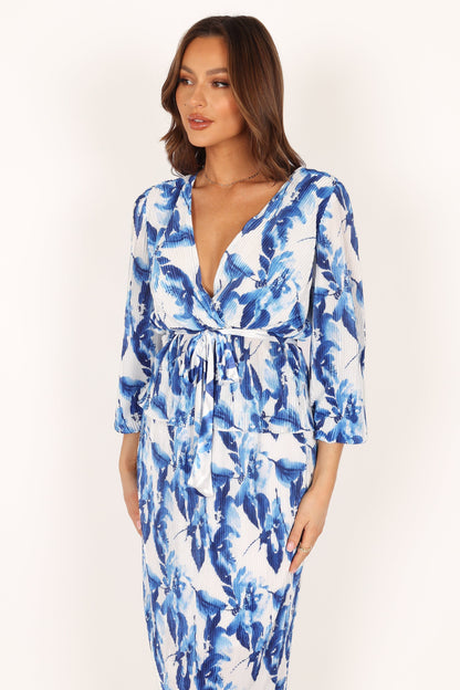 Minelli Pleat Top - Blue